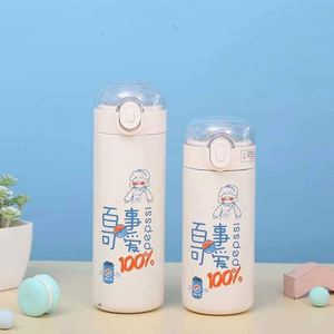 Botella de Agua Aislada de Acero Inoxidable, Taza Portátil para Estudiantes, Linda Taza con Diseño de Dibujos Animados - Product Image 2