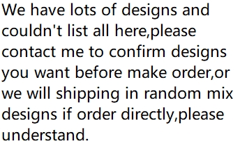 Will shipping in random designs by make order directly