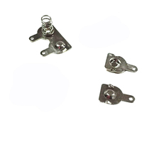 Clip à ressort en acier au carbone galvanisé nickelé pour éclairage LED encastré, ressort de torsion pour meubles