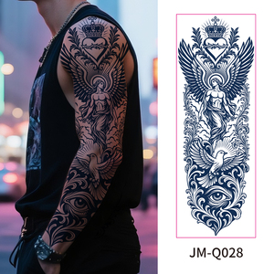 Produttore di Tatuaggi Semipermanenti Personalizzati per Braccio Intero OEM ODM Tatuaggi a Base di Erbe Duraturi per 2 Settimane Vendita all'Ingrosso - Product Image 4