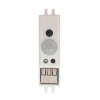 HNS133CLPIR Hynall Détecteur de mouvement PIR 12V CC avec gradation 0-10V, Lux constant, portée de détection 6m, montage au plafond/mur pour la maison ou le bureau