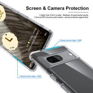 Funda Protectora Transparente de TPU Suave para Google Pixel 7, Anti-Amarillamiento, Resistente a Golpes, Cobertura Total, Alta Transparencia - Product Image 5