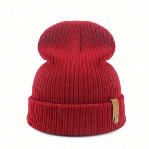 Gorros Cálidos de Invierno para Hombre y Mujer, Gorro de Esquí Tejido con Bordado 3D Personalizado, Gorro Común - Product Image 5