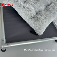 Lit pour chien Chine bonne qualité profilé en aluminium cadre meubles pour chien lits surélevés cadre chiens chats canapé chaise