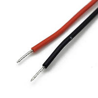 Kabel Adaptor Jumper 2 Pin 2.54mm Khusus, Kabel Elektronik Pengisian Daya & Pengiriman Data Tembaga Berlapis Timah 2P