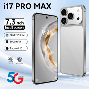 Vente en gros 1 To Gris 17 Pro Max 1 To de mémoire 7,3 pouces HD OLED 5G Android Déca Core <span class=keywords><strong>Meilleur</strong></span> téléphone avec appareil <span class=keywords><strong>photo</strong></span> avec accessoires de téléphone gratuits - Product Image 3