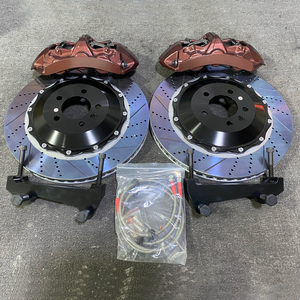 อัพเกรดคาลิปเปอร์เบรก GT6 แบบ <span class=keywords><strong>6</strong></span> พอต สำหรับล้อหน้า พร้อมจานเบรกขนาด 355-405 มม. สำหรับ BMW F30 F10 E36 Volkswagen Golf MK7 8 <span class=keywords><strong>Polo</strong></span> GTI <span class=keywords><strong>TDI</strong></span> Tiguan - Product Image 1