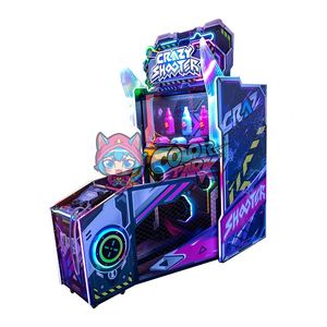 Machine de jeu de tir aux bouteilles à monnayeur pour un joueur, nouvelle conception, colorée, pour parc d'attractions - Product Image 2