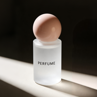 Mini flacon de parfum en verre cylindrique 10 ml, pulvérisateur givré, personnalisable, logo personnalisé