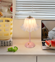 Lampe de table rechargeable à activation tactile pour chambre Instagram, veilleuse, éclairage d'ambiance, cadeau, longue autonomie de la batterie 1800 mAh