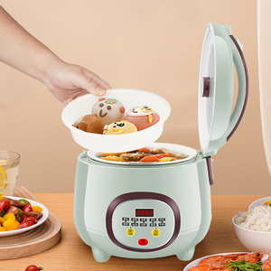Autocuiseur Électrique Intelligent Multifonctionnel en Plastique 1,5 L avec Cuve Intérieure Antiadhésive de Qualité Alimentaire, Protection Contre la Surchauffe, Fonction Vapeur et Chauffe-riz, Poignée - Product Image 2
