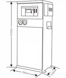Car - Oriented <strong>Nitrogen</strong> Generator <strong>Tire</strong> <strong>Inflator</strong> with Dual - Pressure Display for Service Stations - Product Image 4