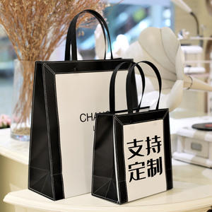 High Appearance Level Reusable Vintage Clothing Store Dresses Haute Couture With Frosted Transparent Tote <b>Bags</b> Vietnam Export - Product Image 5