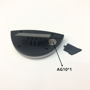 Nako Digital Car <b>Clock</b> Na-816 Oval Shape <b>Battery</b> Powered Day Date Display Adhesive Mount - Product Image 4