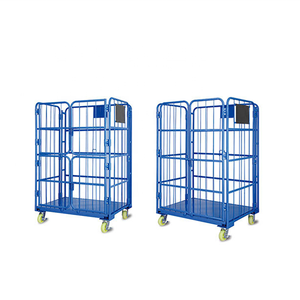 1100*800*1700 millimetri in acciaio pieghevole rotolo container gabbia con 2 porte - Product Image 2