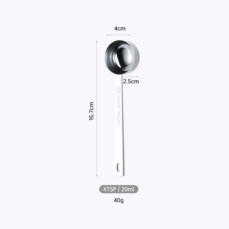 Silver 20ML Measuring Spoon (SS304)
