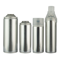 Pabrik dapat disesuaikan Aerosol pelat kaleng dengan fitur tinggi kaleng logam untuk salju semprot perawatan mobil semprotan parfum tubuh
