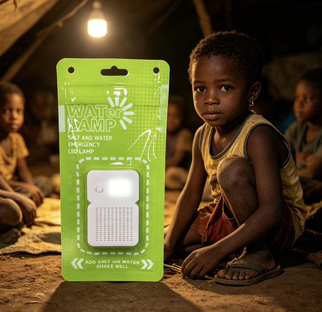 Outdoor Salt Water Lamp Emergency Rescue Battery Free Environmentally Friendly Suitable for Outdoor Activities and Night Fishing