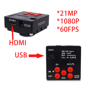 Kuaiqu-lente 130X de montaje en C, HD-MI, USB, cámara de <span class=keywords><strong>21MP</strong></span>, 1080P, Luz LED blanca, microscopio <span class=keywords><strong>Digital</strong></span> de reparación móvil portátil de China - Product Image 6
