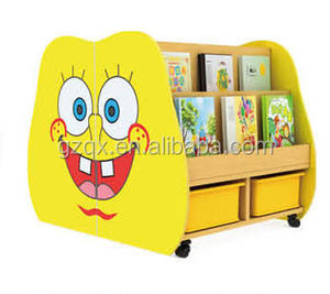 Étagère à livres pour enfants en forme de voiture, étagère à livres de dessin animé, bibliothèque pour enfants - Product Image 3