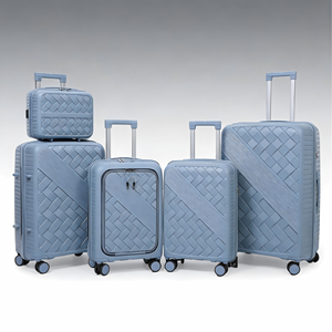 Nouvel ensemble <span class=keywords><strong>de</strong></span> bagages rigides en PP 2026, 5 pièces avec roues pivotantes, <span class=keywords><strong>valise</strong></span> <span class=keywords><strong>de</strong></span> voyage légère avec serrure TSA pour femmes et hommes - Product Image 1