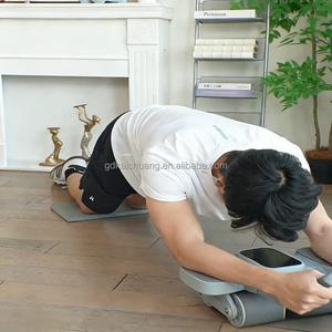 Accessoires de fitness pour la gym : Roue abdominale pivotante, équipement d'entraînement à domicile pour l'exercice quotidien et le renforcement du tronc, matériel de fitness pratique - Product Image 5