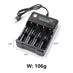 Mini <span class=keywords><strong>chargeur</strong></span> intelligent <span class=keywords><strong>Portable</strong></span> câble Usb 3.7V Li ion 18650 <span class=keywords><strong>chargeur</strong></span> de <span class=keywords><strong>batterie</strong></span> à 4 fentes vente en gros - Product Image 2