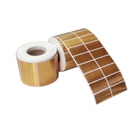 Custom Logo Waterproof Electronic Hardware Product Brand Label Brushed Gold Silver Self Adhesive Sticker
