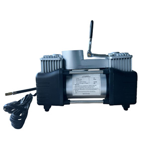 Bomba <span class=keywords><strong>de</strong></span> Aire Portátil <span class=keywords><strong>de</strong></span> 12V para <span class=keywords><strong>Neumáticos</strong></span> <span class=keywords><strong>de</strong></span> Coche, <span class=keywords><strong>de</strong></span> Doble Cilindro, Metálica, con Manómetro y Pantalla <span class=keywords><strong>de</strong></span> Indicador - Product Image 6