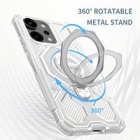 Étui antichoc élégant pour OPPO Reno 13/14/K12S/K13 et iQOO Z10 Turbo - Support d'anneau métallique en gros