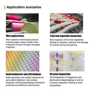 Capteur de couleur de ligne CameraLink infrarouge proche RGB+NIR 400-1000nm 4K 40kHz, caméra NIR pour film de cinéma - Product Image 3