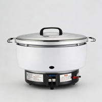 Cuisinières à riz commerciales Guangdong de 7L, 10L, 15L, 23L, 30L, grande capacité pour 200 personnes, hôtel, gaz naturel