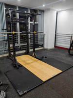 Equipo de gimnasio Power Racks Levantamiento de pesas Entrenamiento de fuerza Jaula comercial para el hogar Estante de sentadillas con plataforma