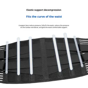 Ceinture de soutien lombaire élastique universelle <span class=keywords><strong>orthopédique</strong></span> professionnelle respirante réglable pour le bas du dos, soutien lombaire, ceinture de soutien pour la taille, été - Product Image 3