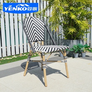 Chaise <span class=keywords><strong>de</strong></span> salle à manger en rotin osier bistro meubles en rotin en résine osier ensemble <span class=keywords><strong>de</strong></span> table à manger pour café et restaurant meubles <span class=keywords><strong>de</strong></span> <span class=keywords><strong>jardin</strong></span> patio - Product Image 2