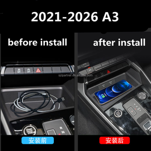 Pour chargeur sans fil QI de téléphone portable de voiture <span class=keywords><strong>Audi</strong></span> <span class=keywords><strong>A3</strong></span> - Product Image 2