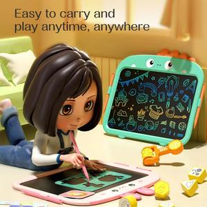 แท็บเล็ตเขียนและวาดภาพดิจิตอล LCD ขนาด 13.5 นิ้ว รุ่น BGL ลายการ์ตูนไดโนเสาร์ สีสันสดใส ทำจากพลาสติก สำหรับเด็ก - Product Image 5