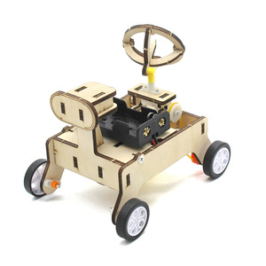 Kit de coche de madera para ensamblar manualmente, juguete educativo para niños de 7 a 9 años, proyecto científico, set de construcción de modelos - Product Image 1