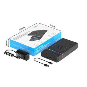 <span class=keywords><strong>Adaptador</strong></span> de corriente tipo C de 12V, carcasa de plástico para <span class=keywords><strong>disco</strong></span> <span class=keywords><strong>duro</strong></span> <span class=keywords><strong>externo</strong></span> para lector SATA HDD SSD de 3,5 2,5 pulgadas - Product Image 5