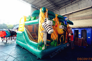 Bezpieczny I Trwaly Dmuchany Zamek Dla Dzieci, Idealny Na Imprezy, Parki I Ogrody - Product Image 2