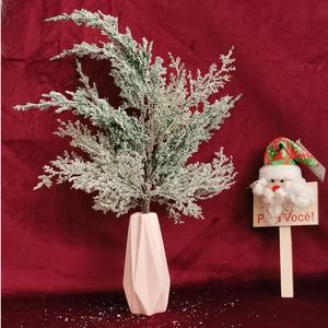 Adornos De Navidad Faux Pin Bough Leaves Pick Diy Wreath Craft <span class=keywords><strong>Christmas</strong></span> Home Decoration Pics Pins Snowy <span class=keywords><strong>Christmas</strong></span> Pine Branch - Product Image 4