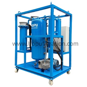 Nouvelle machine de purification d'huile de transformateur triphasé HOPU pour le déshydratage de l'huile de changeur de tension 380V AC 21000W - Product Image 4