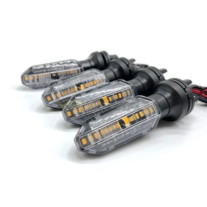 Luces Intermitentes de Motocicleta de 12 LED, Indicador de Flujo de Agua, Luces Intermitentes de Flecha para CB250 TWISTER Titian 150 2000 - Product Image 5