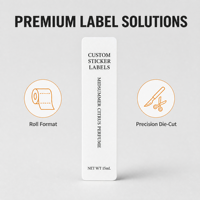 Étiquettes personnalisées imprimées verticales longues pour flacons de parfum, autocollantes, pour emballages de parfums, fournisseur en gros