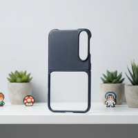 Étui de téléphone pliable en cuir PU avec cadre métallique pour appareil photo, découpe de précision pour les commandes tactiles, pour iPhone 18 Fold, étui antichoc