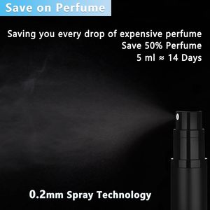 Luxury Electroplating 20ml <b>Black</b> Cylinder Mini Glass Refillable Perfume Fine Mist <b>Pump</b> Sprayer Liquid Soap - Product Image 2