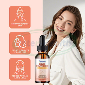 Ausreson Halal Multi-vitamines liquides en gouttes <span class=keywords><strong>pour</strong></span> la croissance des cheveux, supplément biologique OEM sous marque privée, multivitamines liquides en gouttes <span class=keywords><strong>pour</strong></span> adultes - Product Image 2