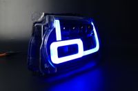 Projecteurs LED pour voiture, phares de sport 12V, feux de jour bleus 6000K, 5000 lumens, 70W
