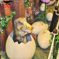 Parc d'attractions à thème Oeufs de dinosaure Statue Modèle de vie Simulation réaliste d'oeufs de dinosaure