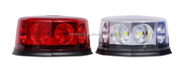 Super helle 48W LED Warn blitz Warnleuchten RGB Leistungs starke Leuchtfeuer lampe mit Magnet 10 Blitz modus Straßen warnleuchte
